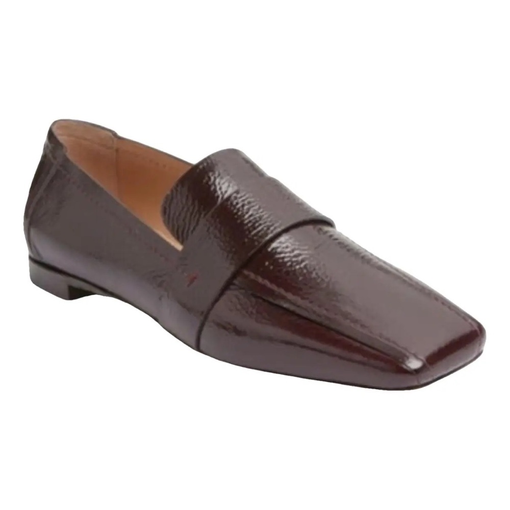 Mansur Gavriel Square Toe Loafer {Burgundy Patent} 38.5